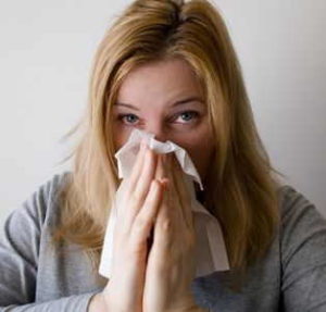 sneezing runny nose